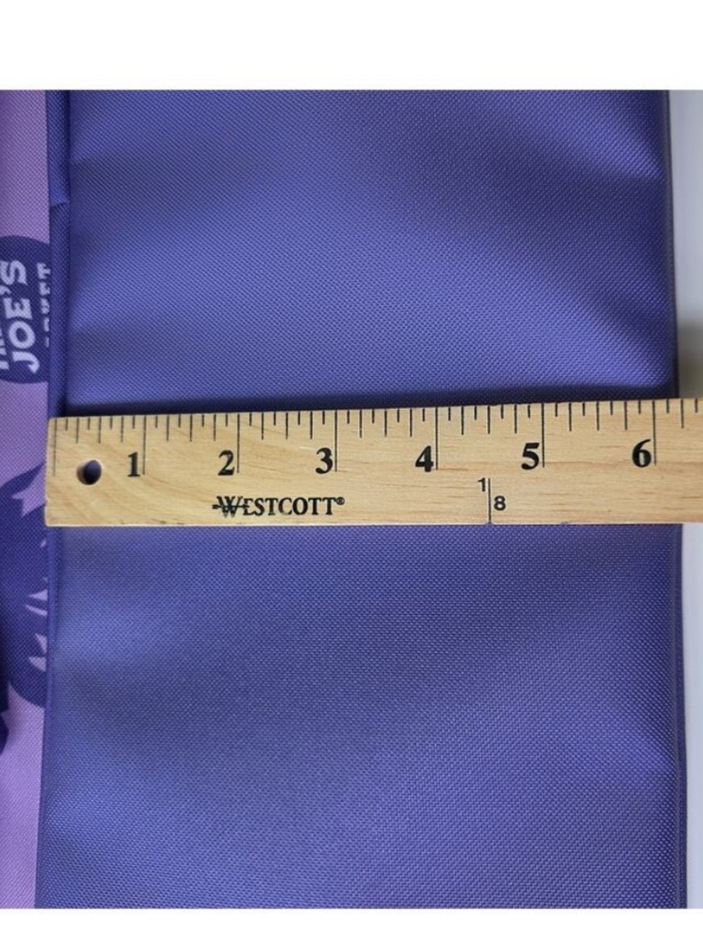 Trader Joe's Lavender Graphic Insulated Bag - Picture 3 of 7